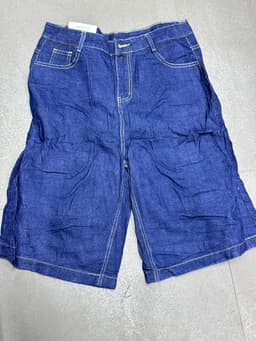 Blue pocket jorts