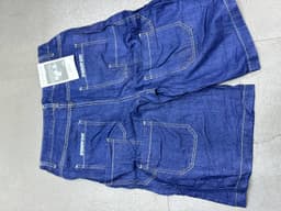 Blue pocket jorts